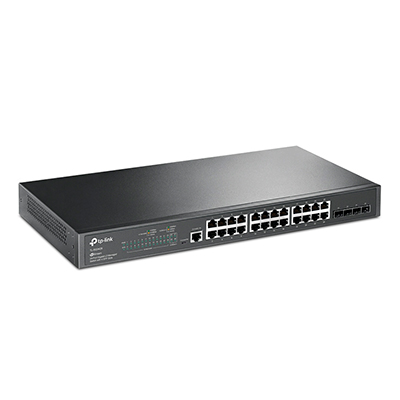 SWITCH TP LINK TL-SG3428 GIGABIT 24 PTOS + 4 SFP RACK 10/100/1000 ADMINISTRABLE