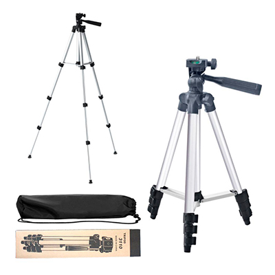 TRIPODE EXPANSIBLE 102CM CON CLIP AJUSTABLE PARA CELULAR