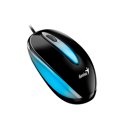 MOUSE GENIUS DX-MINI LED RGB NEGRO
