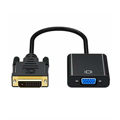 CONVERTIDOR DVI A VGA 24 + 1 CON CABLE