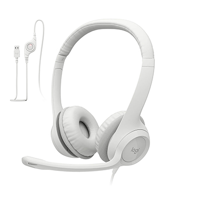 MANOS LIBRE LOGITECH H390 USB BLANCO