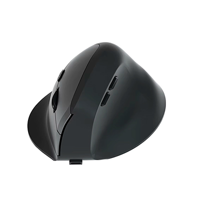 MOUSE VERTICAL INALAMBRICO ERGONOMIC M1688 RECARGABLE GRIS