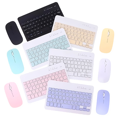TECLADO + MOUSE INALAMBRICO R11 ETR-1550G-2 COLORES