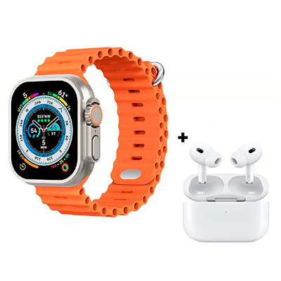 SMARTWATCH JALTECH + AUDIFONOS TWS I20 ULTRA 10 EN 1