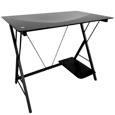 ESCRITORIO DE VIDRIO Y METAL RX-D1156