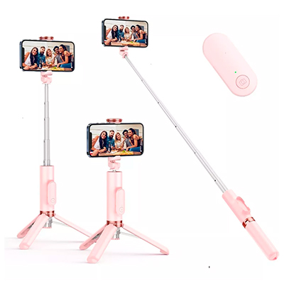 SELFIE STICK TRIPODE + CONTROL REMOTO Q12
