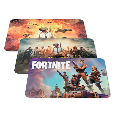 PAD MOUSE GAMER SURTIDO (90 X 30 CM) BORDE COSIDO