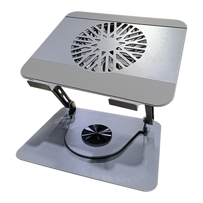 BASE METALICA PARA PORTATIL ROTACIÓN 360 + VENTILADOR L121A