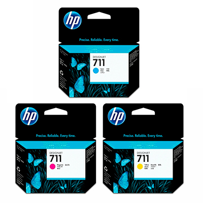 CARTUCHO HP 711 COLORES X UND