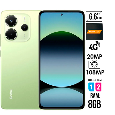 CELULAR XIAOMI REDMI NOTE 14 VERDE 256GB