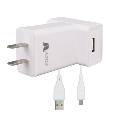 CARGADOR CONVERTIDOR 10W CON CABLE TIPO C JALTECH JAL-C01