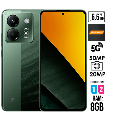 CELULAR XIAOMI POCO M7 PRO 5G VERDE 256GB