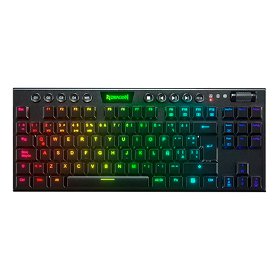 TECLADO GAMER REDRAGON HORUS TKL K622-RGB-SP-RED MECANICO