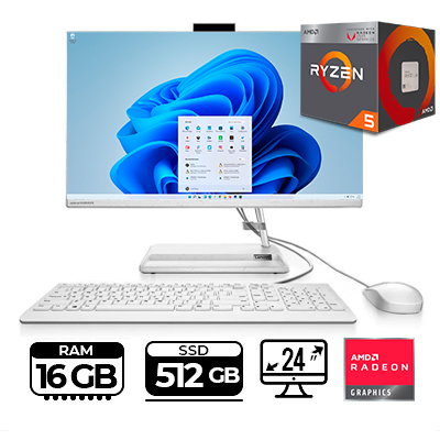 COMPUTADOR TODO EN UNO LENOVO IC 3 24ALC6 RYZEN 5