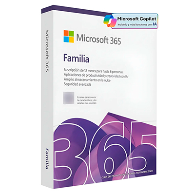LICENCIA OFFICE 365 FAMILY ELECTRONICA
