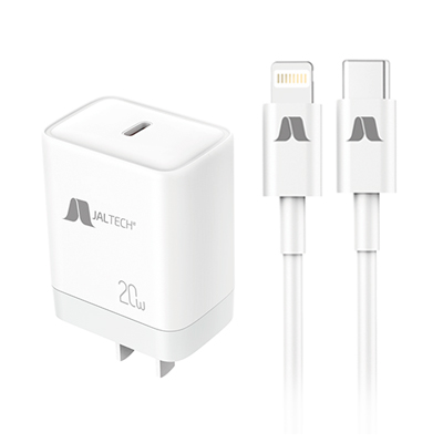 CARGADOR JALTECH TIPO C A LIGHTNING (IPHONE) JAL-2CL 20W PD